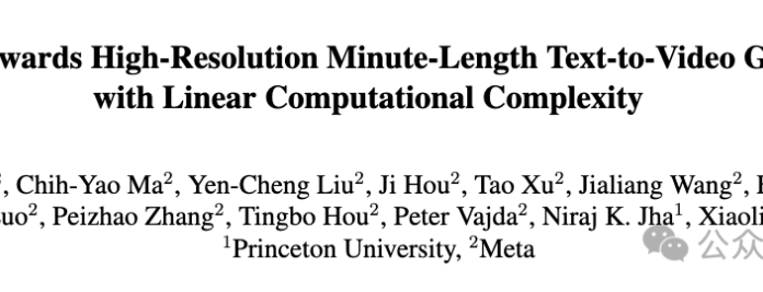 单GPU搞定高清长视频生成,效率×10!引入Mamba机制突破DiT瓶颈 | 普林斯顿&Meta