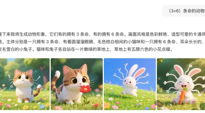 国产SOTA新模型精准get“画(3+6)条命的动物” | 开源